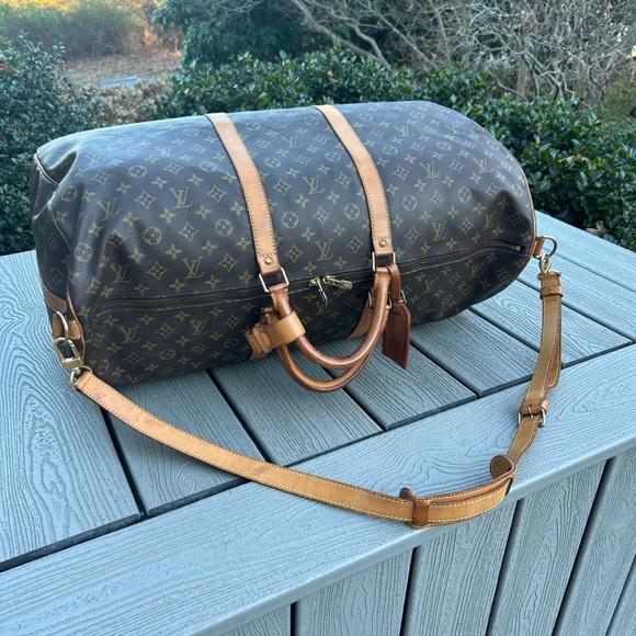 🦁 Louis Vuitton LV Monogram Keepall 60 Bandouliere - Picture 11 of 17